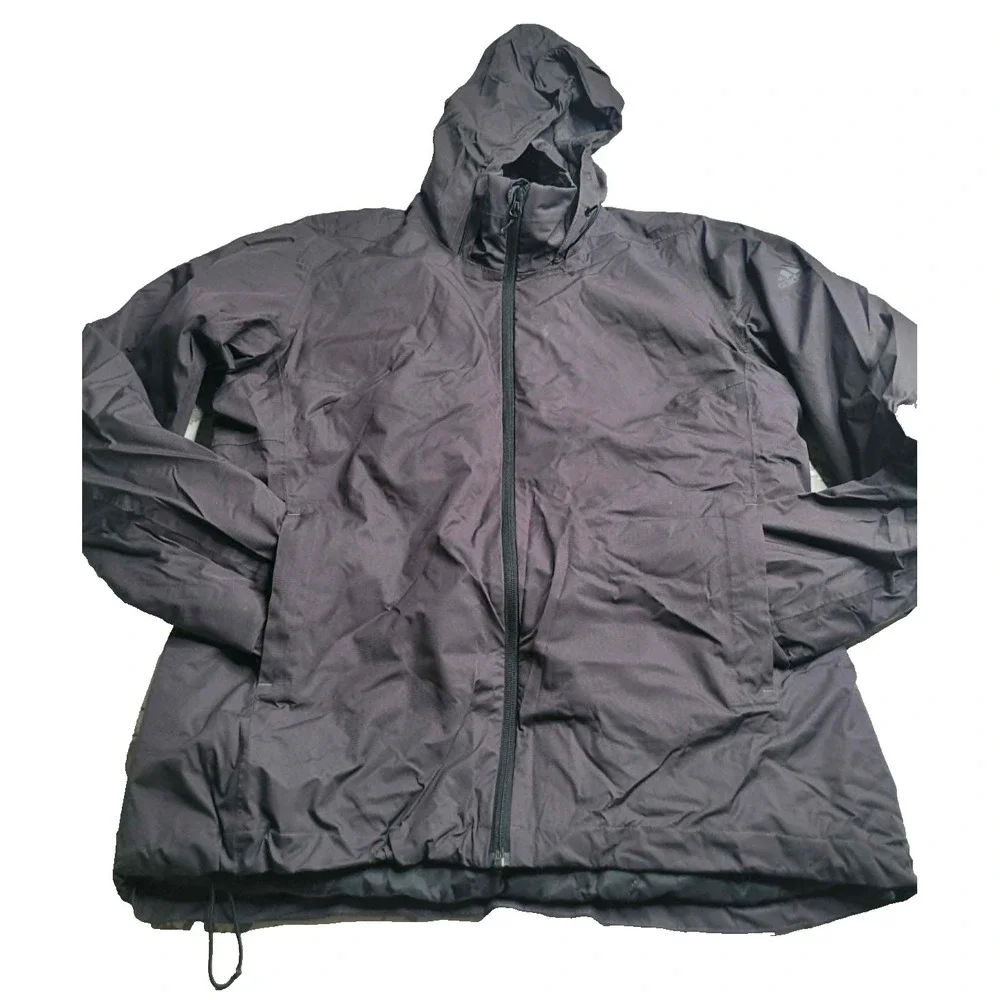 Adidas Black Full Zip Hooded Winter Jacket Youth Large‎